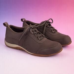 Merrell Womens Leather Walking Shoes Comfort Support Sneakers 7.5